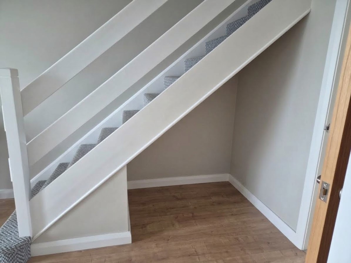 Before: Turning this unused space into a functional easy access drawer unit